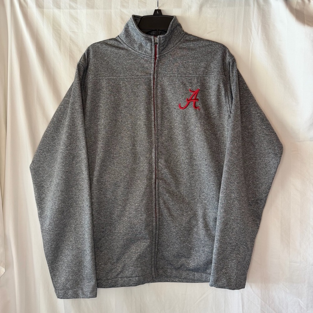 Knights Apparel Men's Medium Alabama Crimson Tide Full Zip Polyester Jacket READ